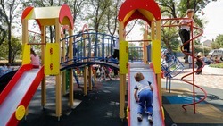 На Ставрополье построили современную площадку для детей в рамках реализации губернаторской программы